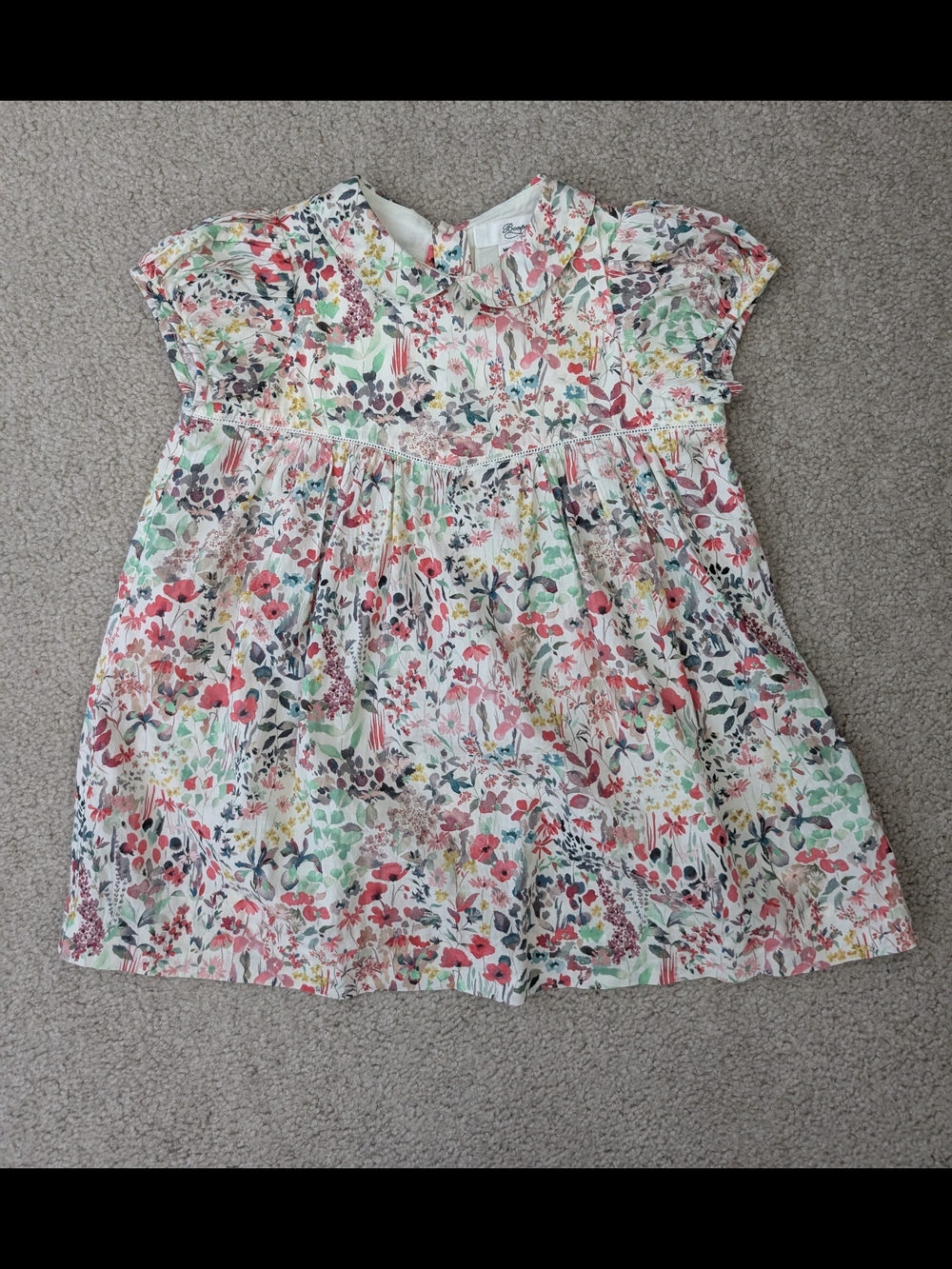 Bonpoint Floral Cotton Dress in Multicolor